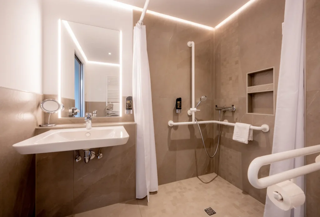 Barrierefreies Bad im K6